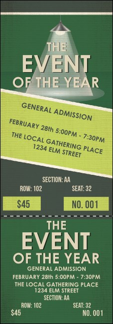 All Purpose Lights Green Reserved Event Ticket Event Ticket