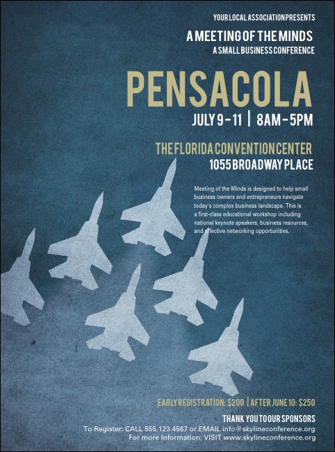 Pensacola Flyer Product Front