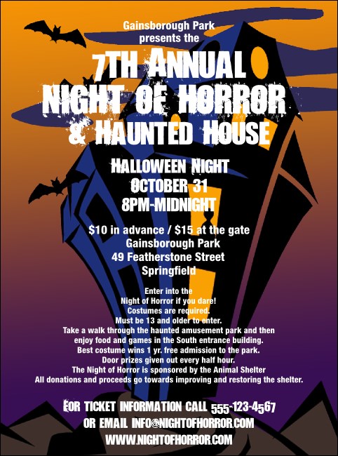 Haunted Hayride Flyer Haunted Hayride Flyer