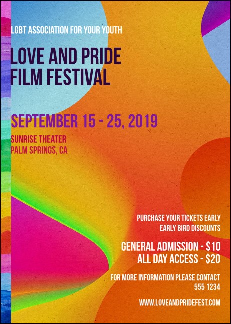 LGBT Film Festival Postcard Mailer