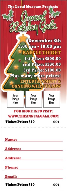 Holiday Tree Raffle Ticket