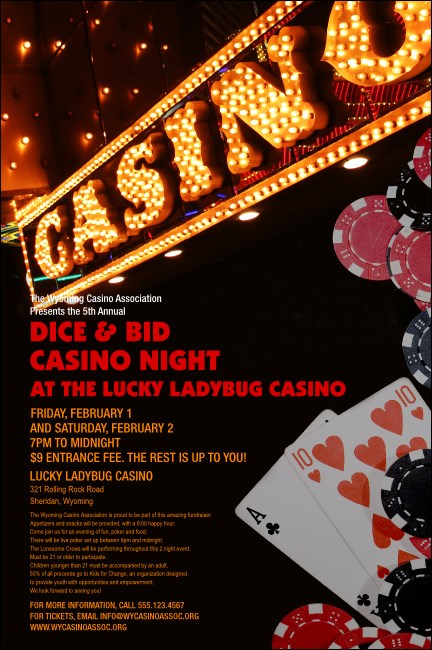 Casino Night Poster