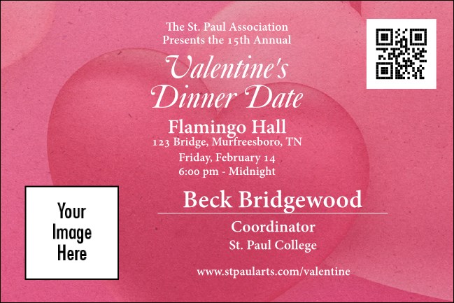 Valentine's Dinner Date  Economy Event Badge