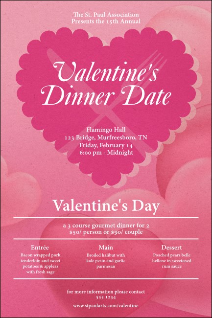 Valentine's Dinner Date  Poster
