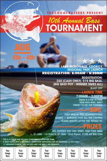 Bass Fishing Tournament Image Poster
