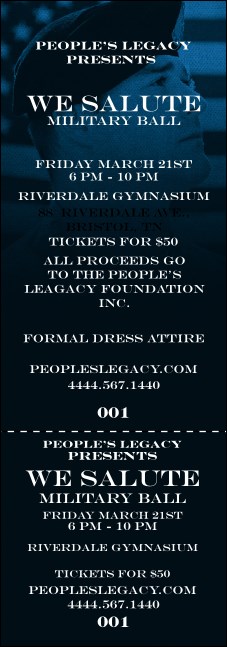 Military Ball - The Salute Event Ticket