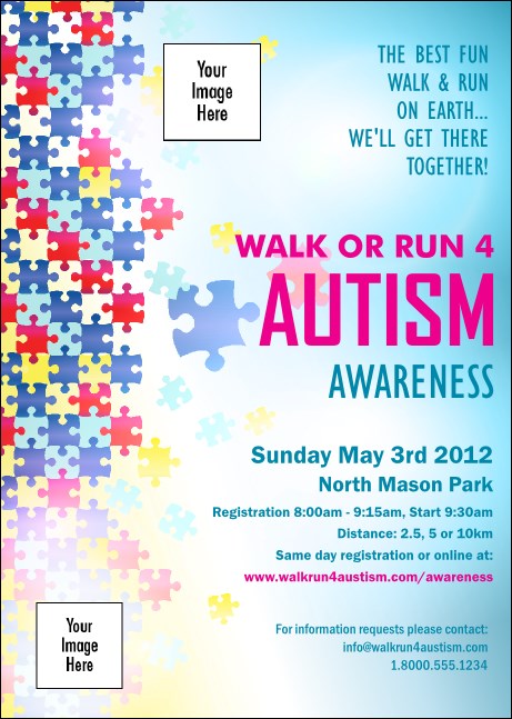 Autism Awareness Postcard Mailer