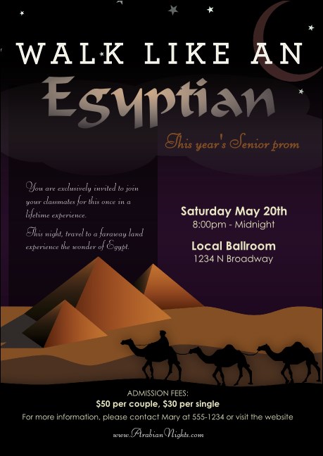 Egyptian Postcard Mailer