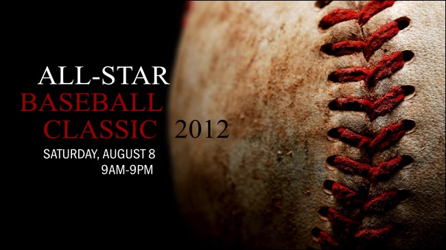 Baseball Stitches Facebook Event Cover