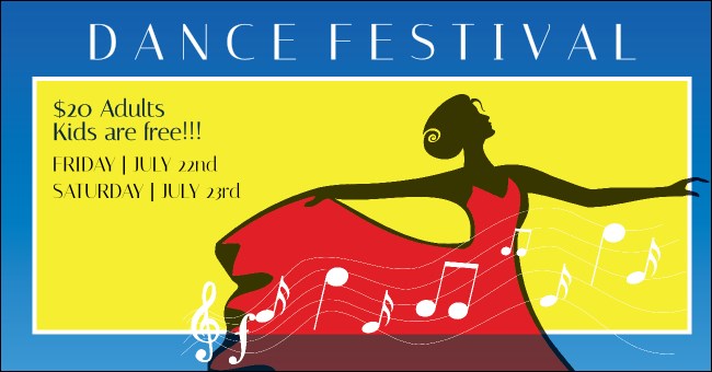 Dance Festival Facebook Ad