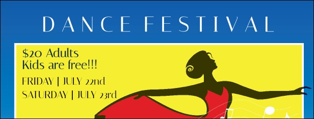Dance Festival Facebook Cover