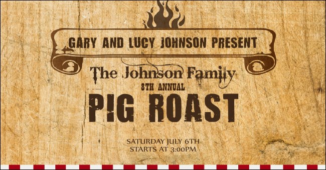 Pig Roast Facebook App