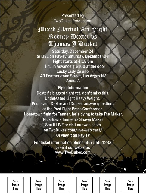 Mixed Martial Arts Flyer