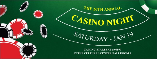 Casino Chips Facebook Cover