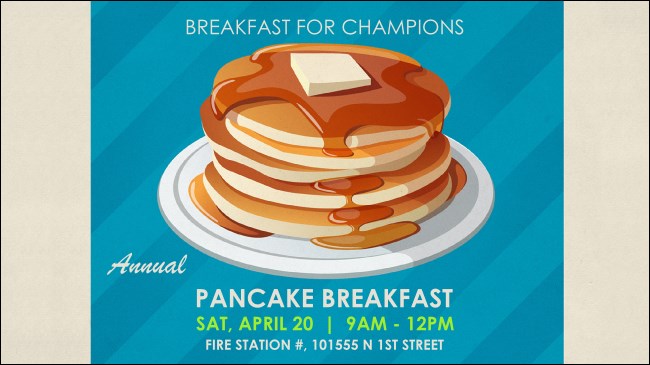 Pancake Stack Facebook Event Cover