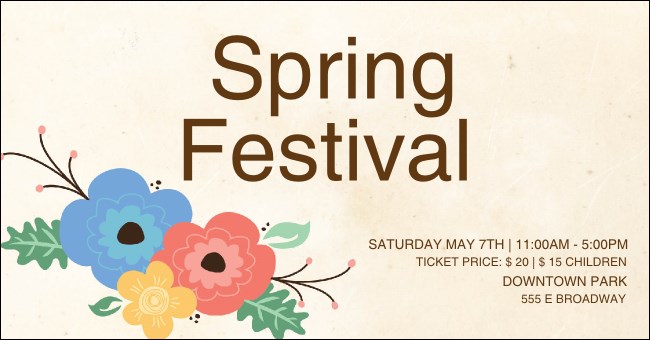 Spring Festival Facebook Ad