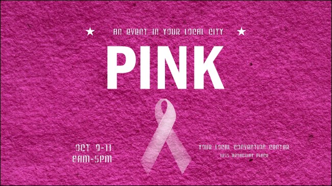 Breast Cancer Facebook Event Cover