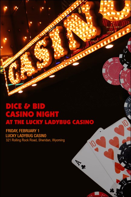 Casino Night Pinterest Post