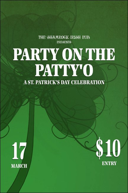 St. Patrick's Day Shamrock Pinterest Post