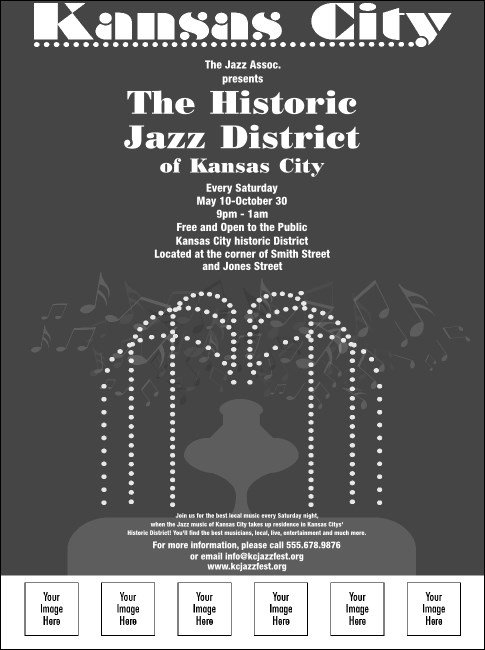 Kansas City Flyer (Black and White) Product Front