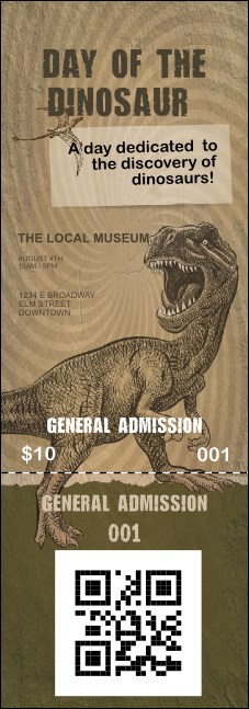 dinosaur island ticket price