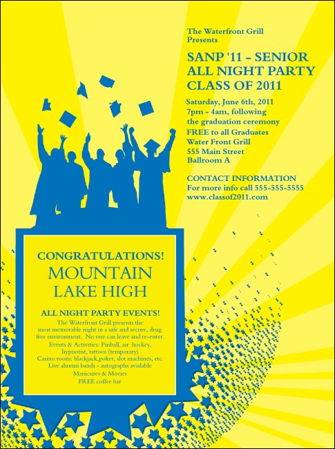 Bright Ideas Class Graduation Flyer