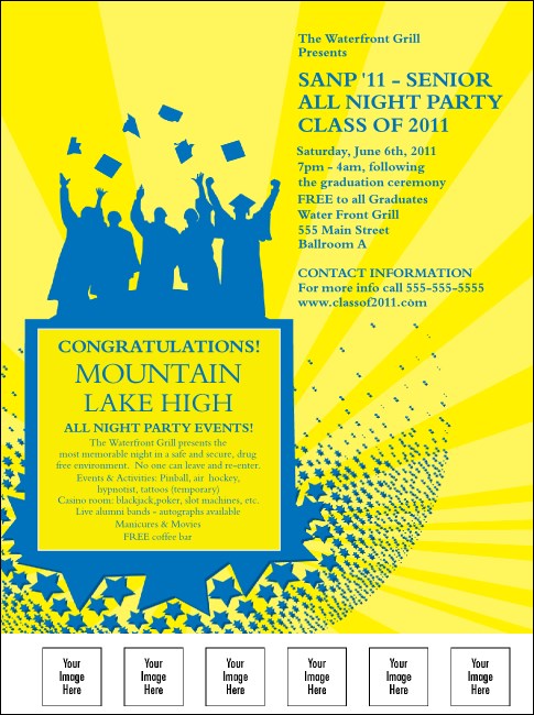 Bright Ideas Graduation Flyer Product Front
