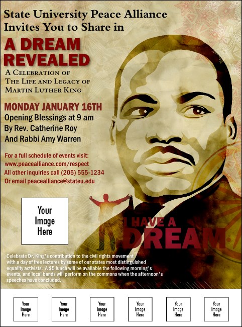 Martin Luther King Logo Flyer