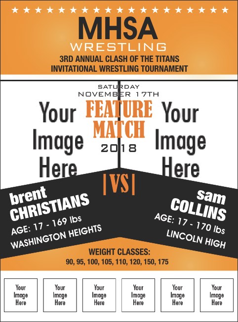 Versus Orange Logo Flyer