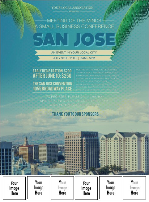 San Jose Logo Flyer Product Front