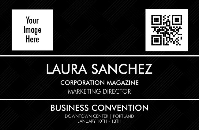 Conference Series: All Purpose Lines VIP Event Badge Small