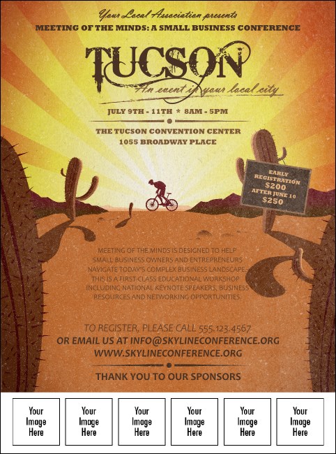 Tucson Logo Flyer Product Front