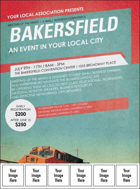 Bakersfield Logo Flyer Product Front
