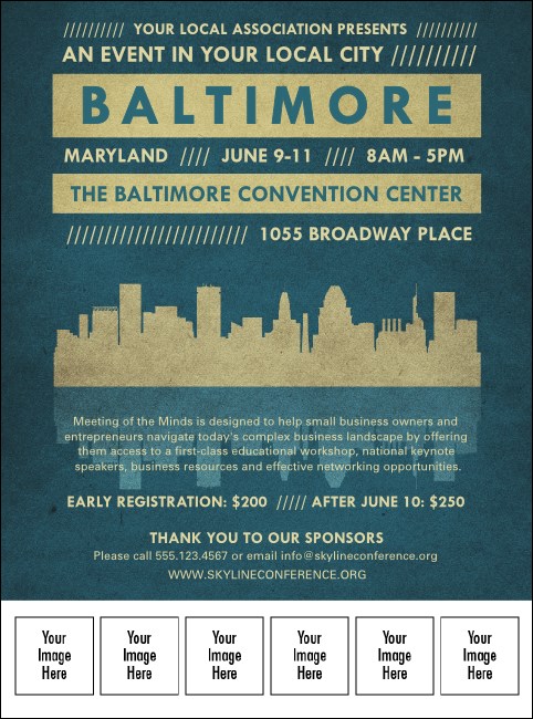 Baltimore Logo Flyer Product Front