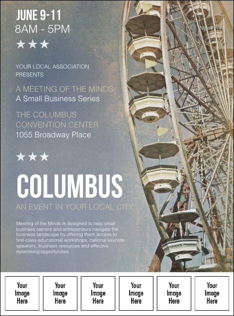 Columbus Logo Flyer Product Front