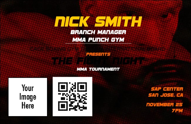 MMA The Fight Night VIP Event Badge Small VIP Event Badge Small Product Front