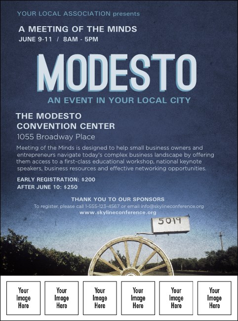 Modesto Logo Flyer