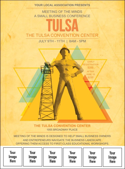 Tulsa Logo Flyer Product Front