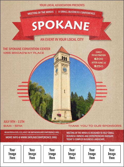 Spokane Logo Flyer Product Front