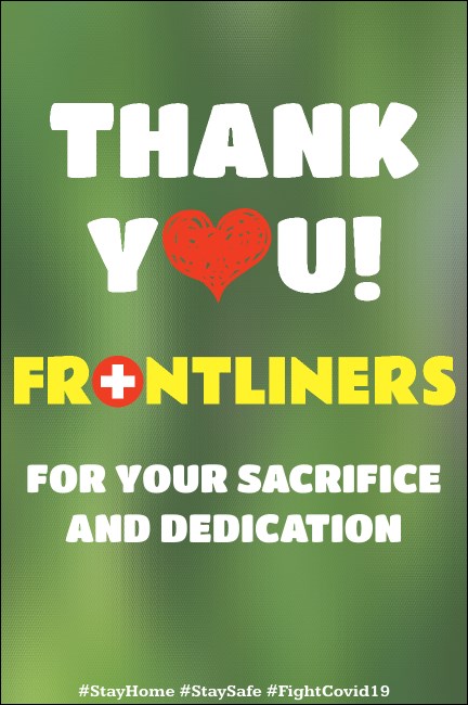 Front liners Appreciation Poster Product Front