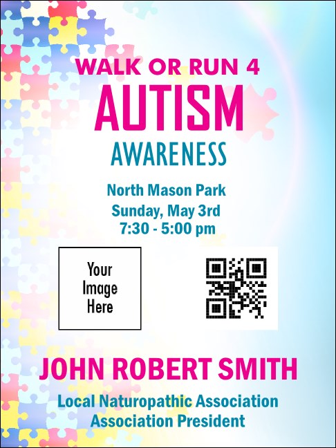 Autism Awareness Economy Event Badge