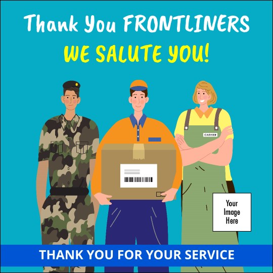 Thank You Frontliners Instagram Post