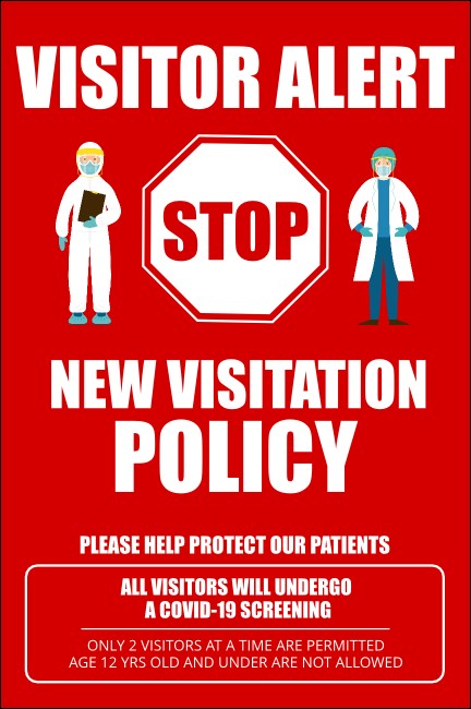 Visitor Alert Poster