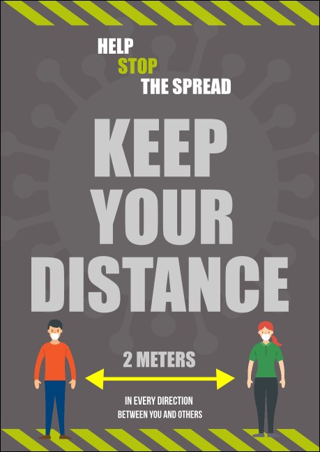 Keep Your Distance Club Flyer