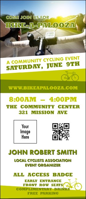 Bike VIP Event Badge Large