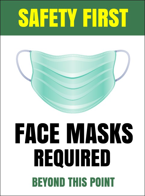 Face Masks Required Flyer