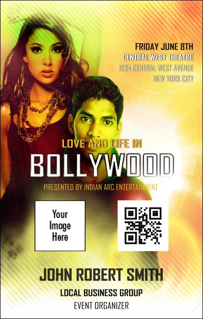 Bollywood VIP Event Badge Medium