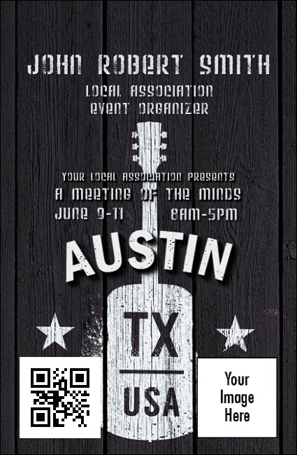 Austin Music VIP Event Badge Small Product Front