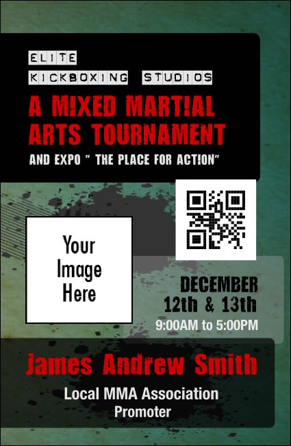 Contemporary Mixed Martial Arts VIP Event Badge Small