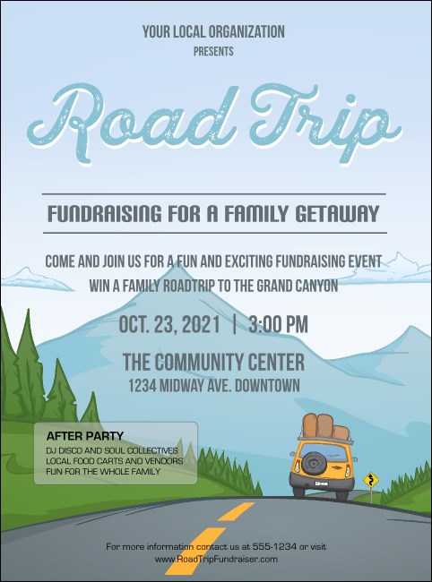 Road Trip Flyer Product Front